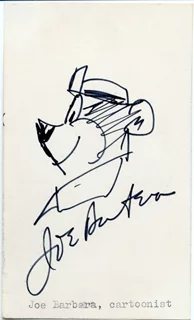 Joe Barbera autograph