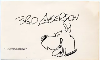 Brad Anderson autograph