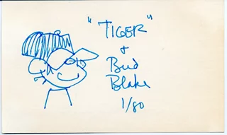 Bud Blake autograph