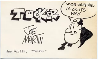 Joe Martin autograph