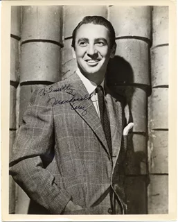 MacDonald Carey autograph