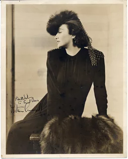 Katharine Cornell autograph