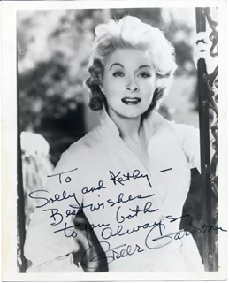 Greer Garson autograph