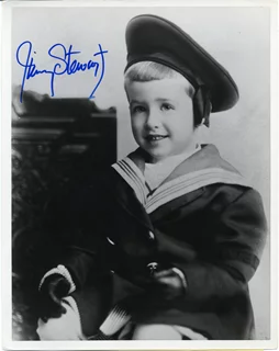 James Stewart autograph