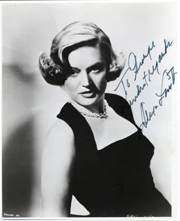 Alexis Smith autograph