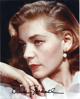 Lauren Bacall autograph