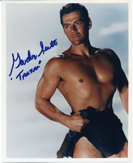 Gordon Scott autograph