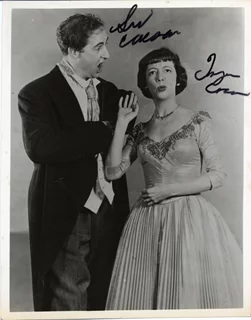Sid Caesar & Imogene Coca autograph