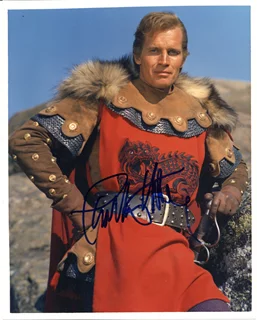 Charlton Heston autograph