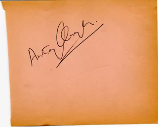 Anthony Quayle autograph