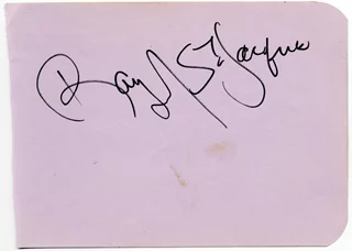 Raymond St. Jacques autograph