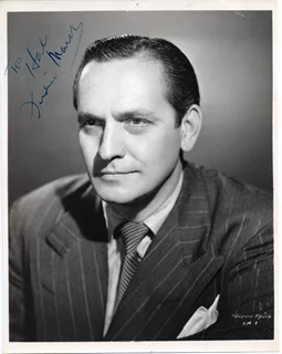 Fredric March autograph