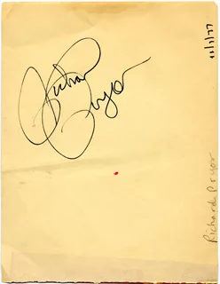 Richard Pryor autograph