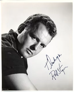 Rod Steiger autograph