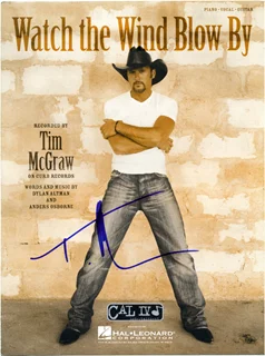 Tim McGraw autograph