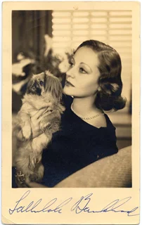 Tallulah Bankhead autograph
