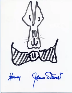 James Stewart autograph