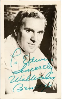 William Bendix autograph