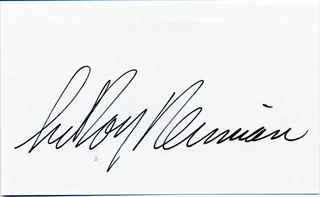 LeRoy Neiman autograph