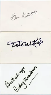 Signature Card Lot autograph