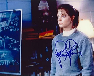 Jodie Foster autograph