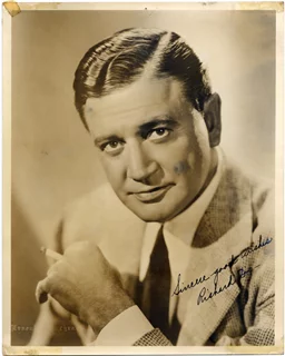 Richard Dix autograph