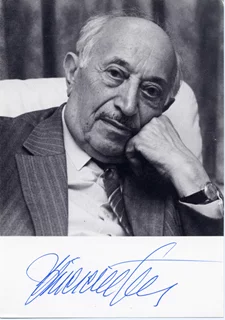 Simon Wiesenthal autograph