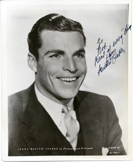 Buster Crabbe autograph