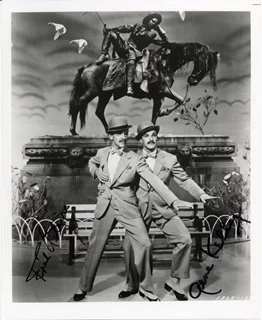 Fred Astaire & Gene Kelly autograph