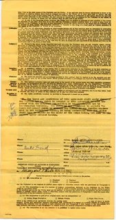 Johnny Mercer autograph