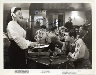 Gloria Grahame autograph