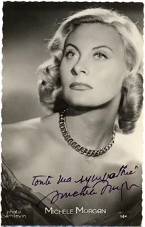 Michele Morgan autograph