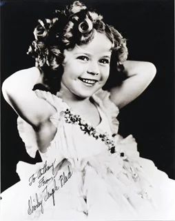Shirley Temple autograph