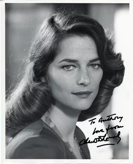 Charlotte Rampling autograph