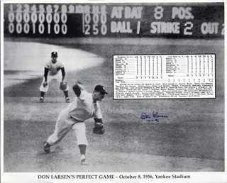 Don Larsen autograph