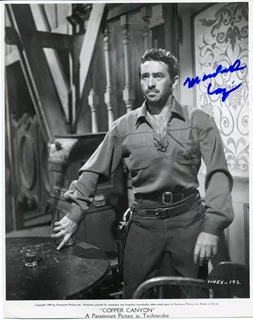 Macdonald Carey autograph
