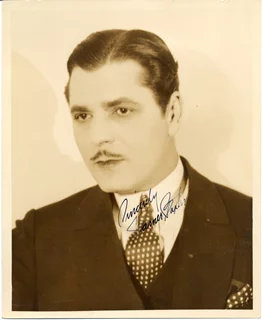 Warner Baxter autograph