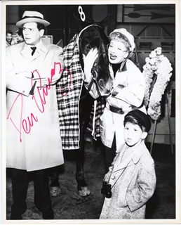 Desi Arnaz autograph