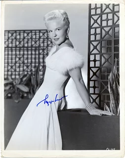 Peggy Lee autograph