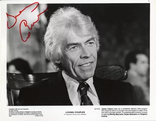 James Coburn autograph