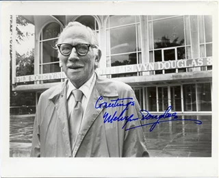 Melvyn Douglas autograph