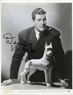 Dennis Morgan autograph
