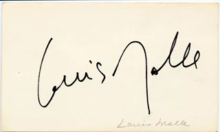 Louis Malle autograph