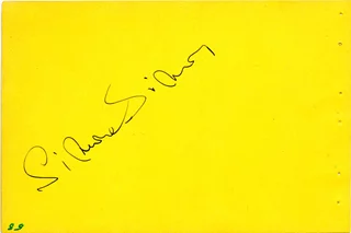 Simone Simon autograph