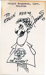 Sergio Aragones autograph