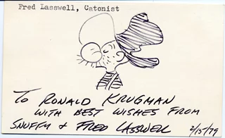 Fred Lasswell autograph