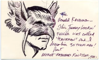 Everett Raymond Kinstler autograph