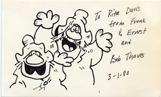 Bob Thaves autograph