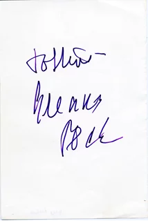 Gregory Peck autograph