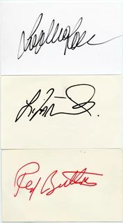Oscar Winners Signature Lot autograph